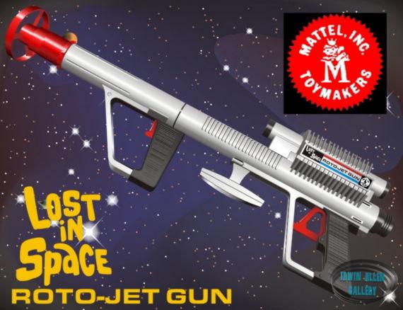 Lost in Space Roto Jet Gun made by Mattel