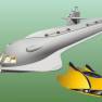 Seaview and Flying Sub