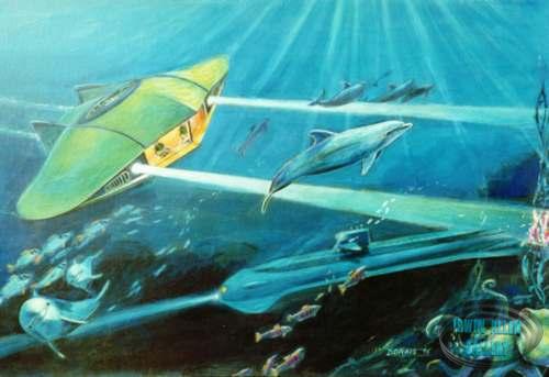 Flying Sub and Seaview