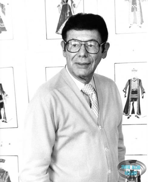 Irwin Allen with Alice Art