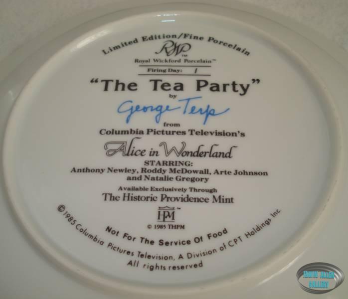 Alice in Wonderland Tea Party Plate Base