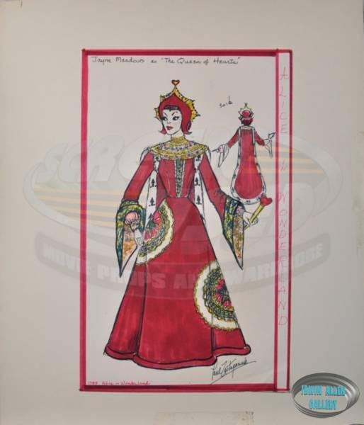 Queen of Hearts Costume (Jayne Meadows)