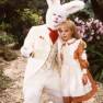 Alice and The White Rabbit (Red Buttons)