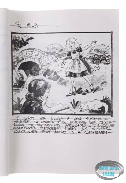 Alice in Wonderland and Pinocchio Xerographs and Drawings