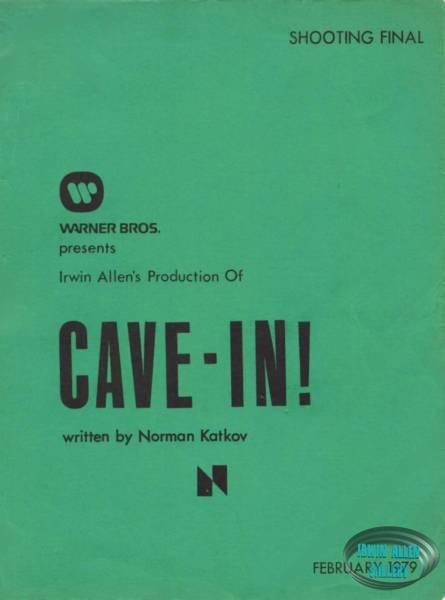 Cave In! Script Cover