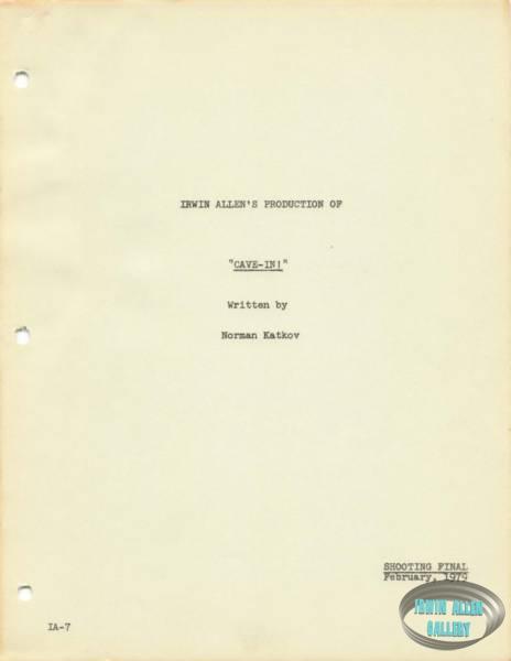 Cave In! Script Page