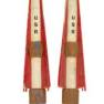 Set of Model Miniature Missiles and Launch Pad