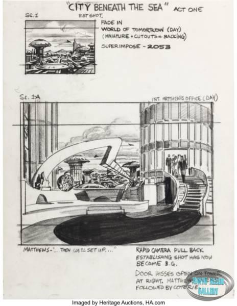 City Beneath the Sea Storyboards