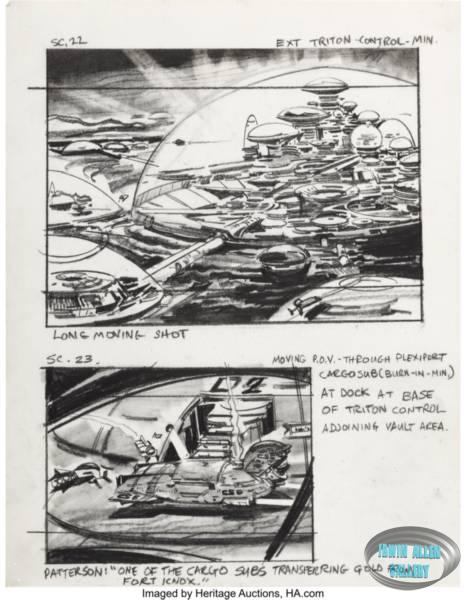 City Beneath the Sea Storyboards
