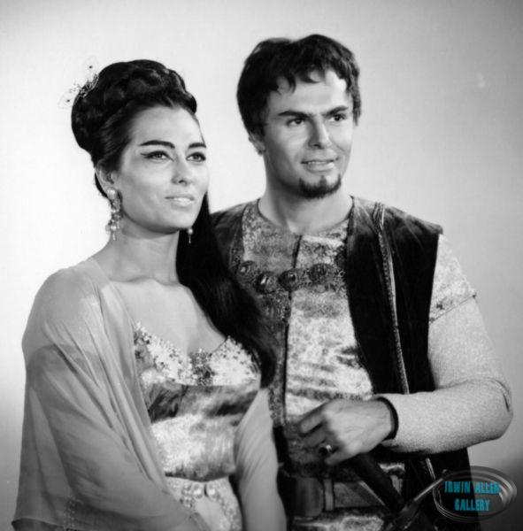 Vitina Marcus and John Saxon