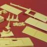 Lunar Models Fujimi Time Tunnel Model Kit Pieces