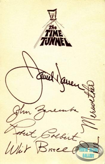 Time Tunnel pre-signed postcard