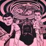 Time Tunnel Press Kit Folder Art by Stan Dunlap