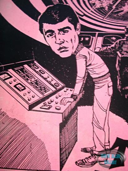 Time Tunnel Press Kit Folder Art by Stan Dunlap