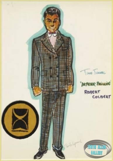 Costume Sketch and Tic-Toc Patch