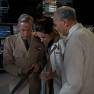 Time Tunnel staff examine sword