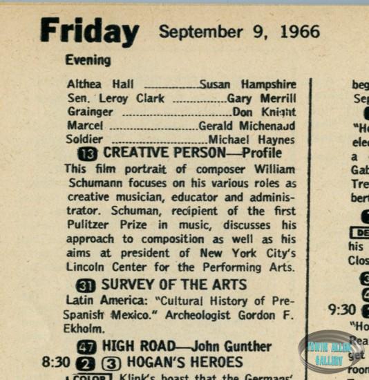 TV Guide 3-9 September 1966