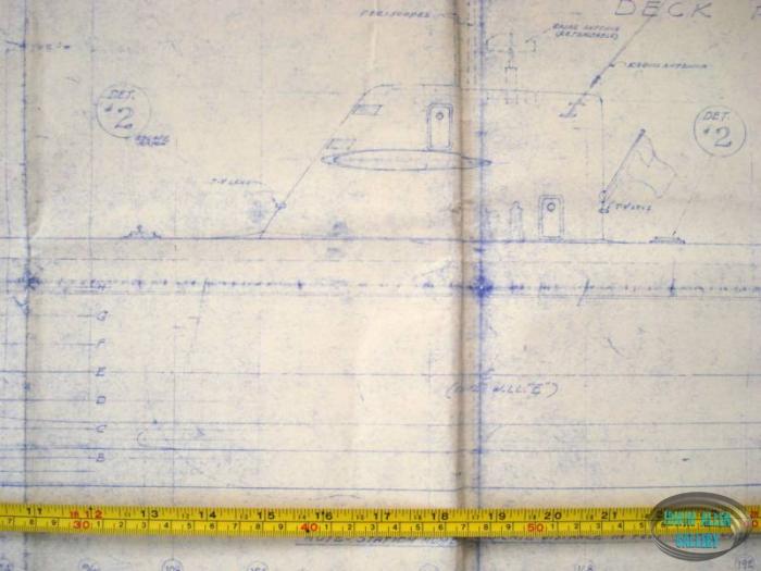 Movie Seaview Miniature Blueprint