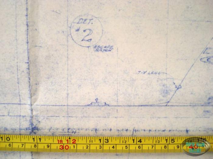 Movie Seaview Miniature Blueprint