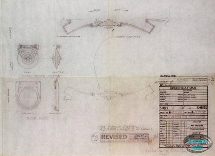 Original Seaview Hatch Design Blueprint