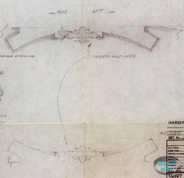 Original Seaview Hatch Design Blueprint