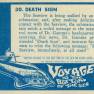 Donruss Voyage to the Bottom of the Sea Card Back #30