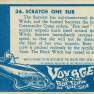 Donruss Voyage to the Bottom of the Sea Card Back #36
