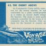 Donruss Voyage to the Bottom of the Sea Card Back #43