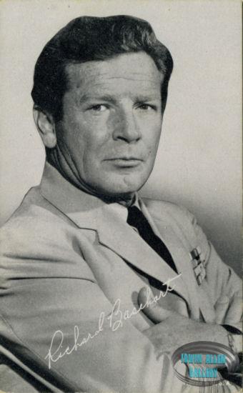 Richard Basehart Arcade Card
