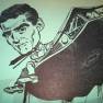 Captain Crane on Press Kit Folder