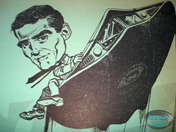 Captain Crane on Press Kit Folder