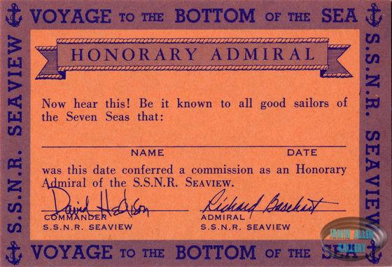 Voyage to the Bottom of the Sea Fan Club