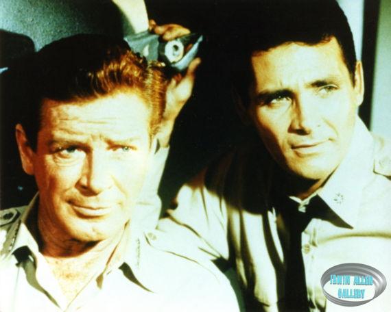 Richard Basehart and David Hedison