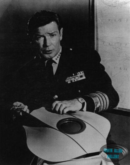 Richard Basehart and the Flying Sub model