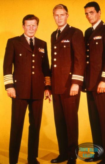 Richard Basehart, Robert Dowdell, and David Hedison