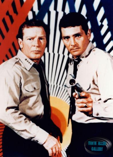 Richard Basehart and David Hedison