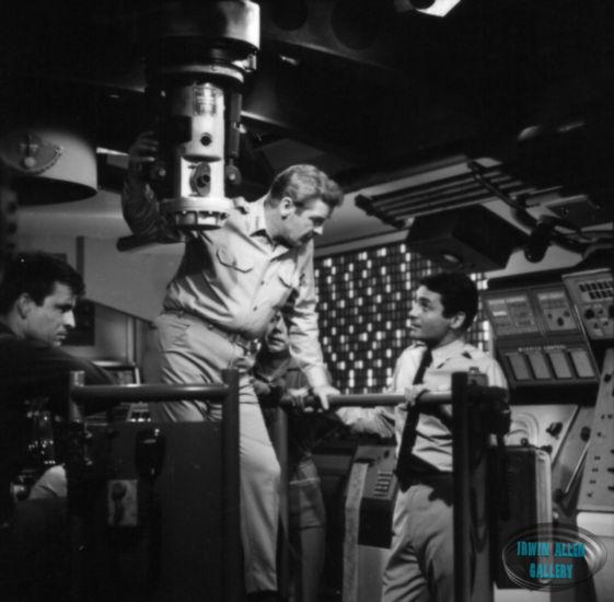 Del Monroe, Richard Basehart and David Hedison