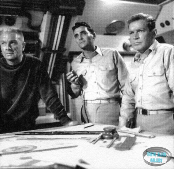 Eddie Albert, David Hedison and Richard Basehart