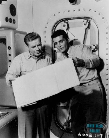 Richard Basehart and David Hedison