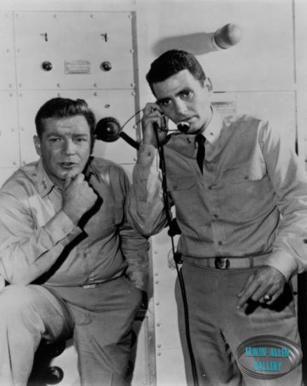Richard Basehart and David Hedison