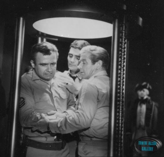 Terry Becker, David Hedison and Richard Basehart