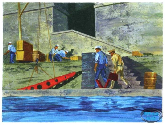 Seaview Dry Dock Concept Painting