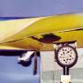 Flying Sub with landing gear and manipulator arms