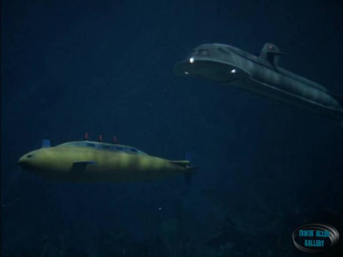 Yellow Missile Sub with the Seaview