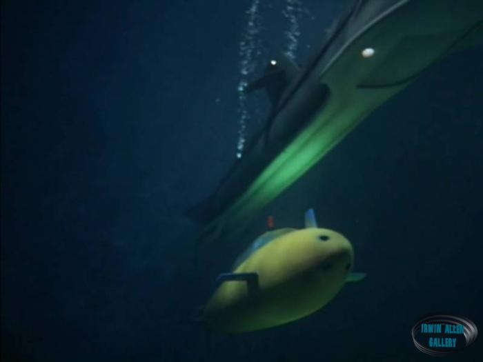 Yellow Missile Sub with the Seaview