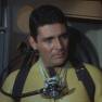 David Hedison wearing Voit Conqueror scuba regulator