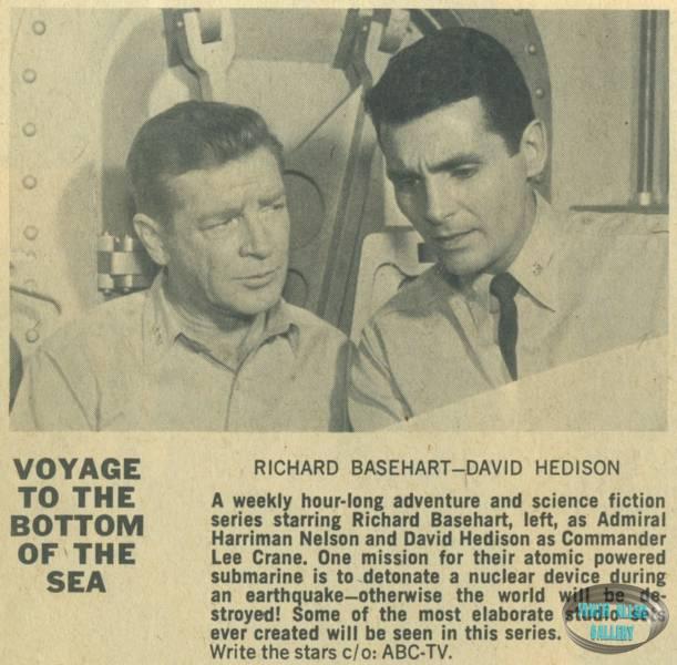 Richard Basehart and David Hedison