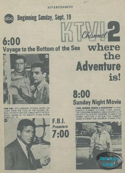 Voyage advert clipping