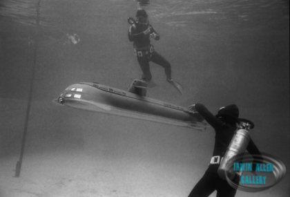 Divers Working with Seaview Miniature